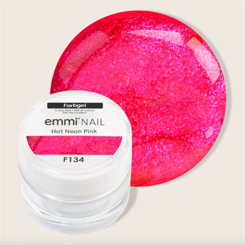 Color Gel Hot Neon Pink  - F134 *Vegan